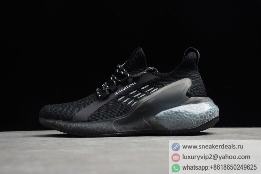 Adidas Alphabounce M Beyond Black Grey Running CG3406 Men Shoes